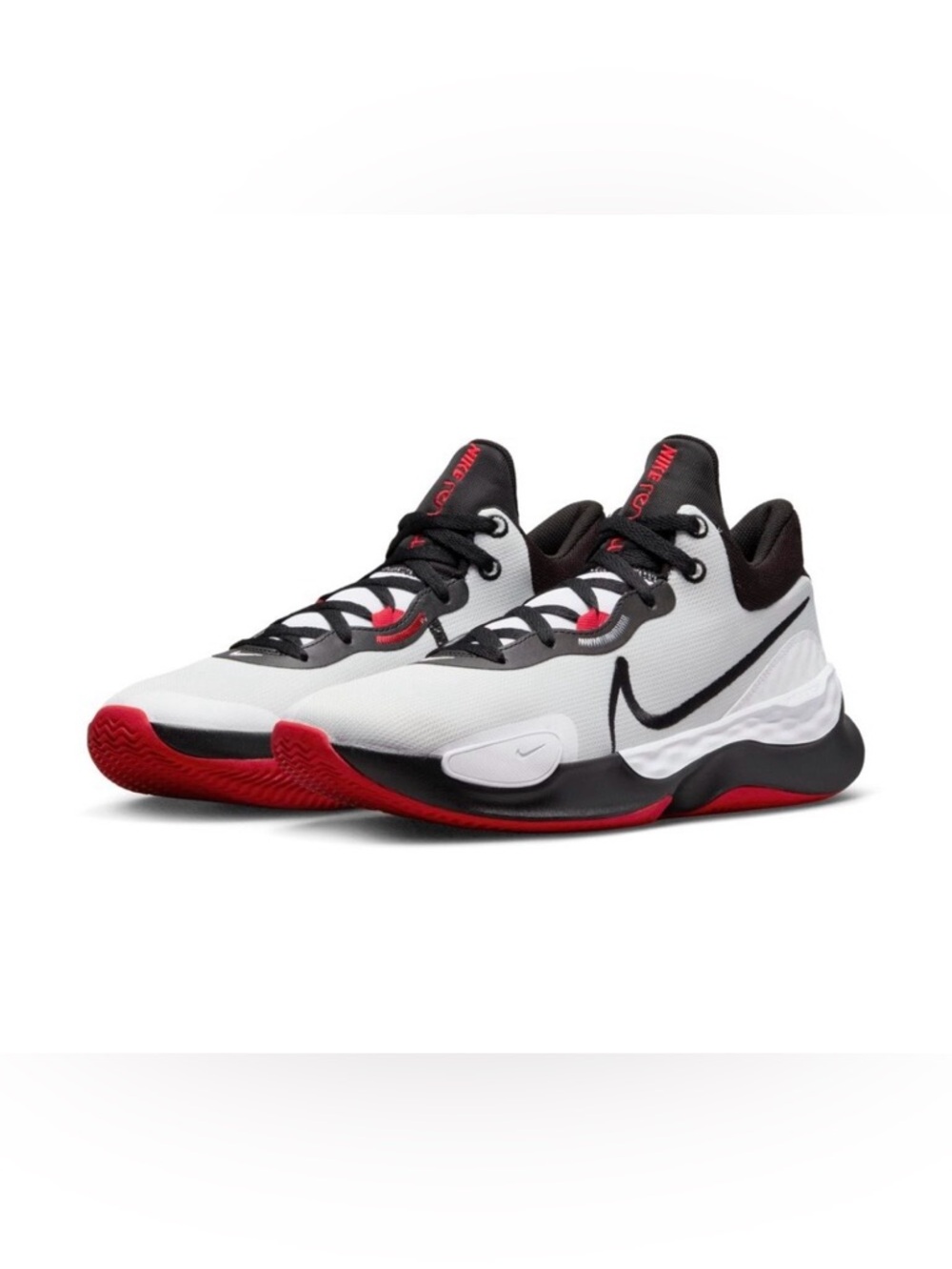 Nike Renew Elevate III White Black & Red Athletic Shoes Men's 9 New